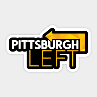 Pittsburgh Left Sticker